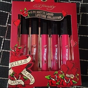 NWT Ed Hardy 5pc Matte Liquid Lipstick